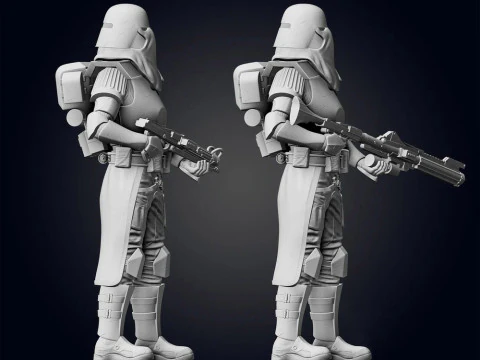 Galactic Marines 3D Print Model