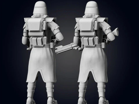 Galactic Marines 3D Print Model