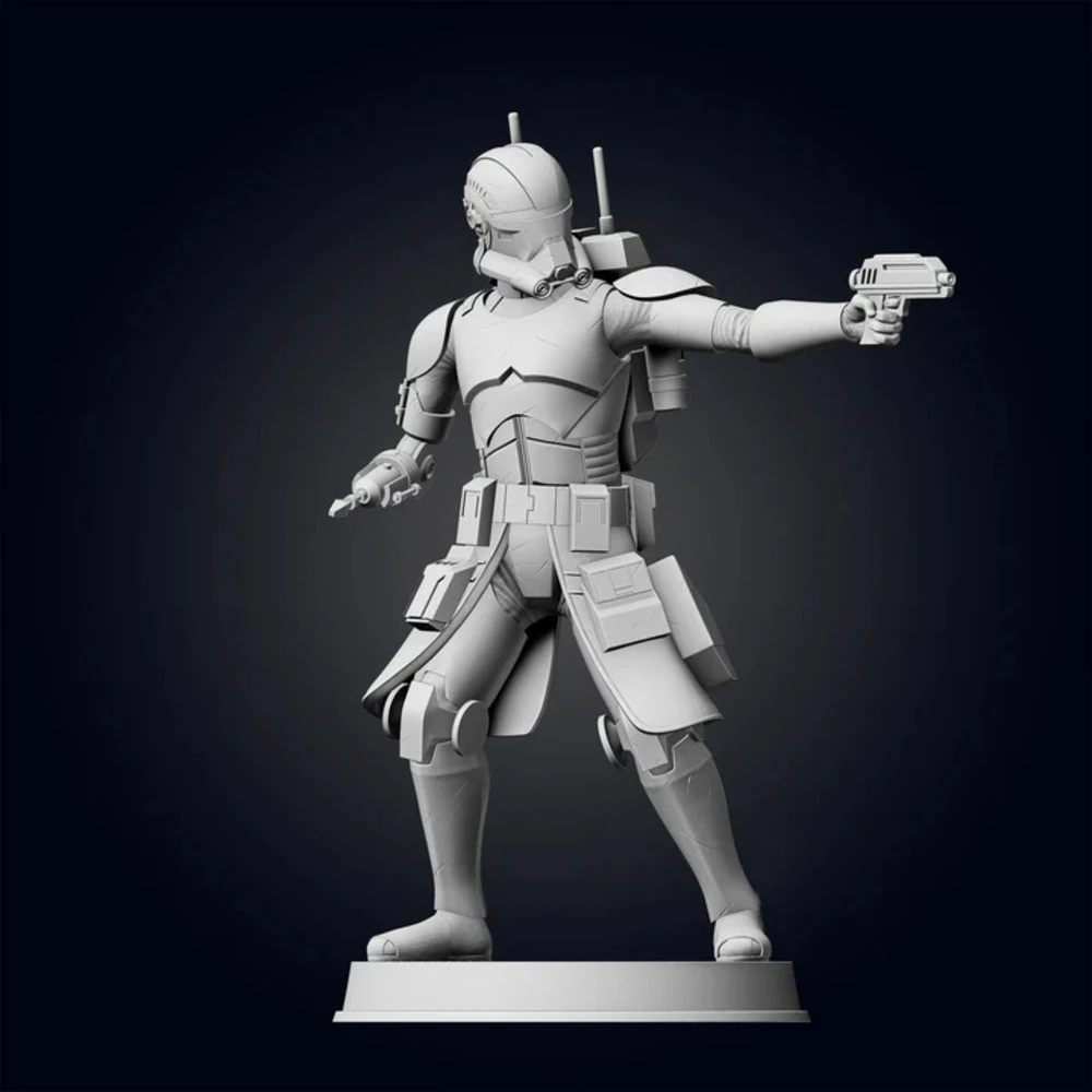 Bad Batch Echo 3D Print Model .c4d .max .obj .3ds .fbx .stl .blend 