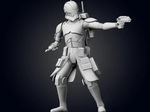 Bad Batch Echo 3Dプリントモデル