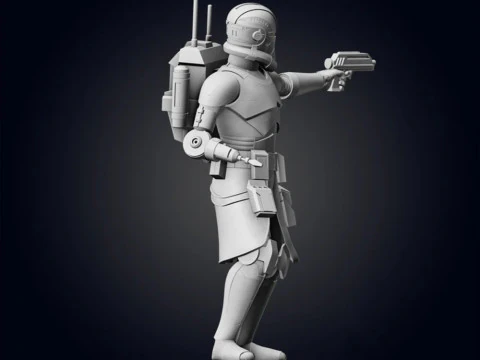 Bad Batch Echo 3D Print Model