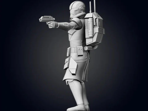 Bad Batch Echo 3D Print Model