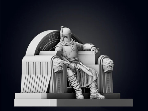 Boba Fett - Star Wars Modèles 3D en vedette