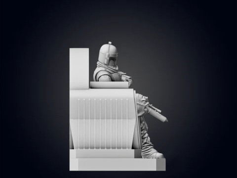 Boba Fett - Star Wars Modèles 3D en vedette