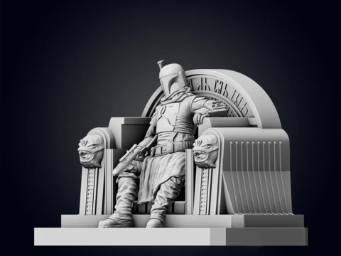 Boba Fett - Star Wars Modèles 3D en vedette