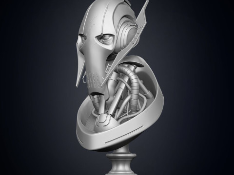 General Grievous Bust 3Dプリントモデル
