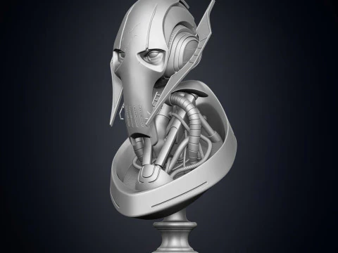 General Grievous Bust 3D Print Model