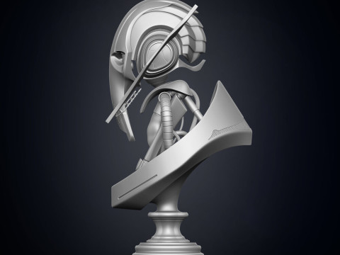 General Grievous Bust 3Dプリントモデル