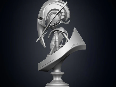General Grievous Bust 3D Print Model
