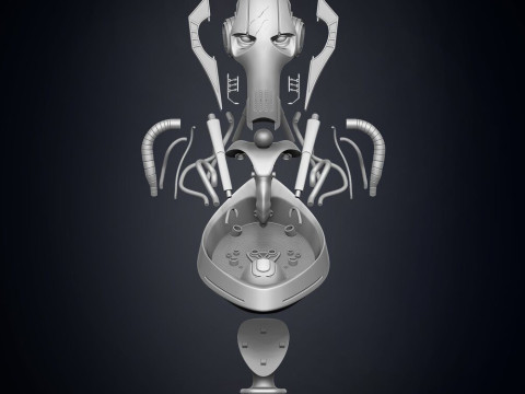 General Grievous Bust 3Dプリントモデル