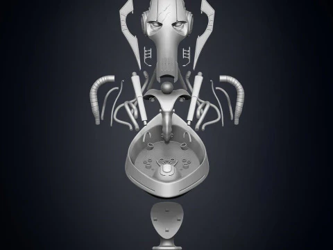 General Grievous Bust 3D Print Model