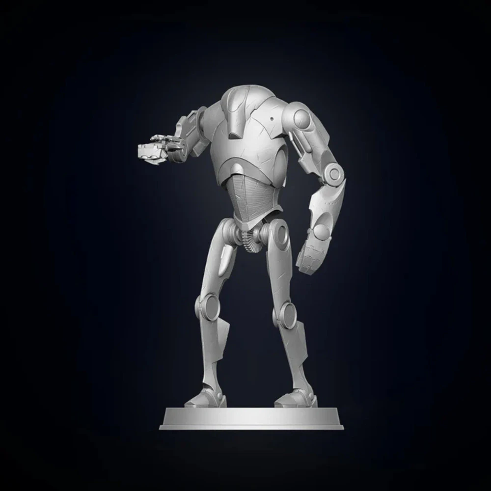 B2 Super Battle Droid 3D Print Model .c4d .max .obj .3ds .fbx .stl .blend 