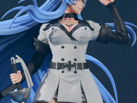 Esdeath - Akame Ga Kill Modello di stampa 3D