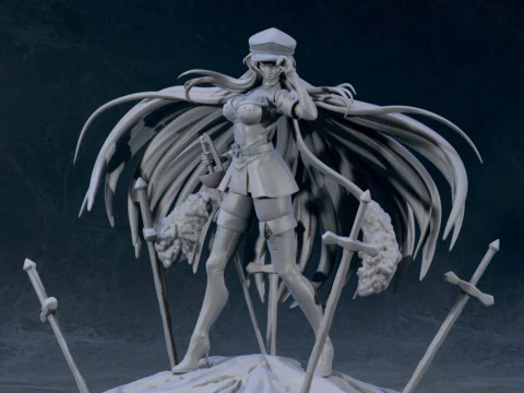 Esdeath - Akame Ga Kill 3D Print Model