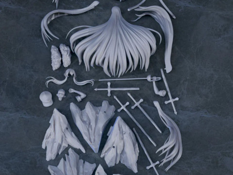 Esdeath - Akame Ga Kill Modello di stampa 3D