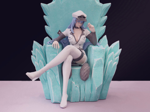Esdeath - Akame Ga Kill 3D Print Model