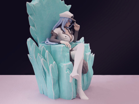 Esdeath - Akame Ga Kill 3D-printmodel