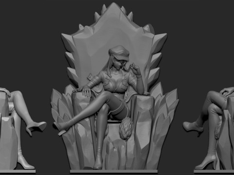 Esdeath - Akame Ga Kill 3D-printmodel
