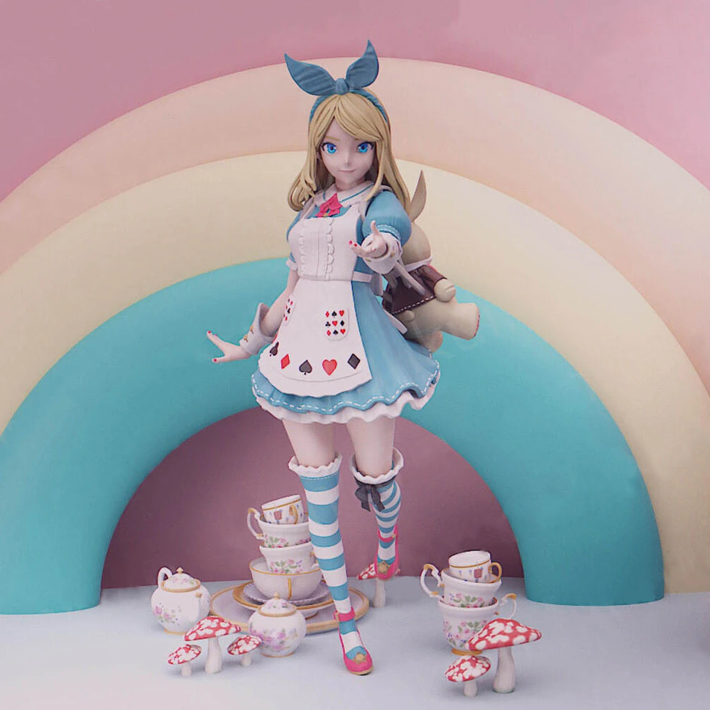 Alice in Wonderland 3D Print Model .c4d .max .obj .3ds .fbx .stl .blend 