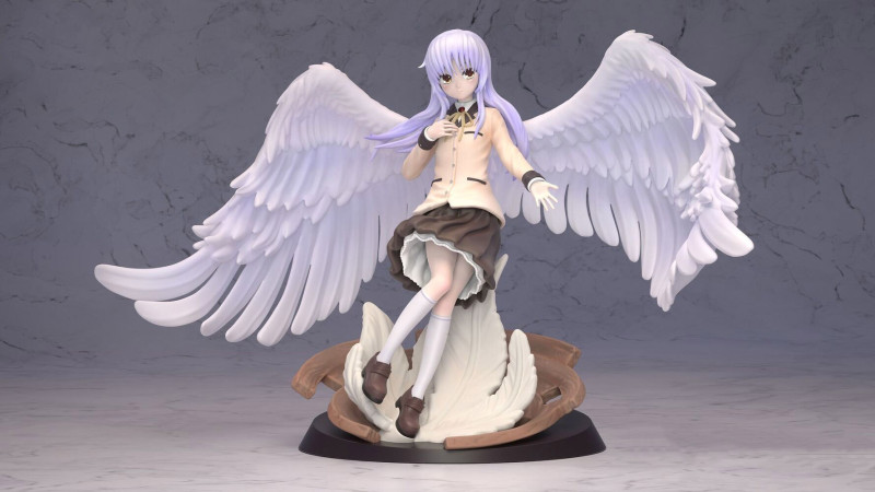 Kanade Tachibana - Angel Beats Modelo de impresión 3D .c4d .max .obj .3ds .fbx .stl .blend