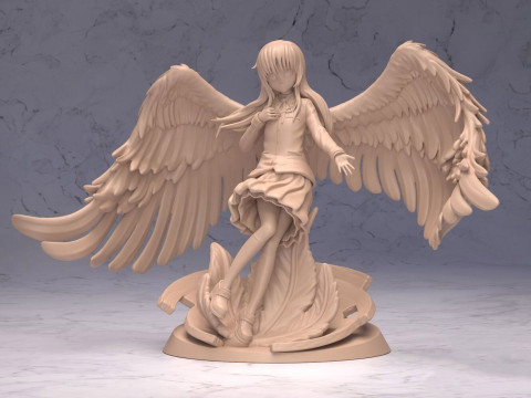 Kanade Tachibana - Angel Beats Modelo de impresión 3D