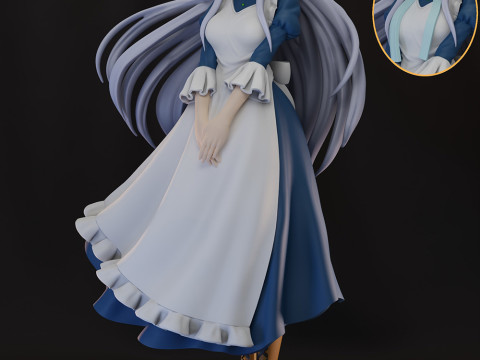 Nephelia Figure 3D Print Model