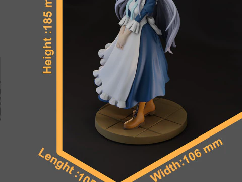 Nephelia Figure 3D Print Model