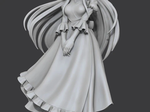 Nephelia Figure 3D Print Model