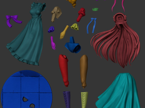 Nephelia Figure Modelo de Impressão 3D