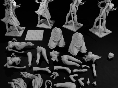 Sylpha Langlis - I Was Reincarnated as the 7th Prince 3D Принт Модель