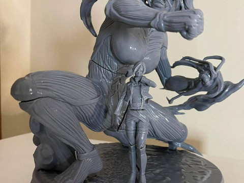 Female Titan Attack on Titan 3Dプリントモデル