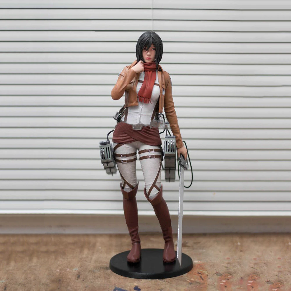 Mikasa Ackerman Attack on Titan 3D Print Model .c4d .max .obj .3ds .fbx .stl .blend 