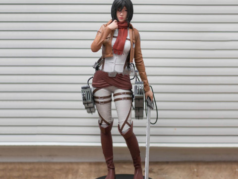 Mikasa Ackerman Attack on Titan 3D प्रिंट मॉडल