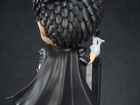 Guts Chibi - Berserk 3D Print Model