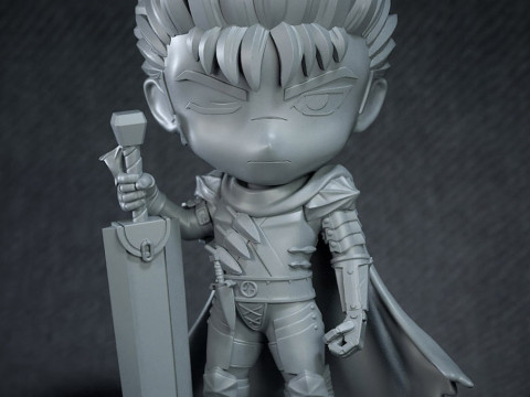 Guts Chibi - Berserk 3D Print Model