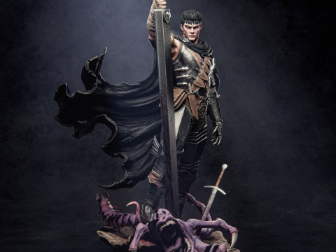 Guts Berserk 3Dプリントモデル