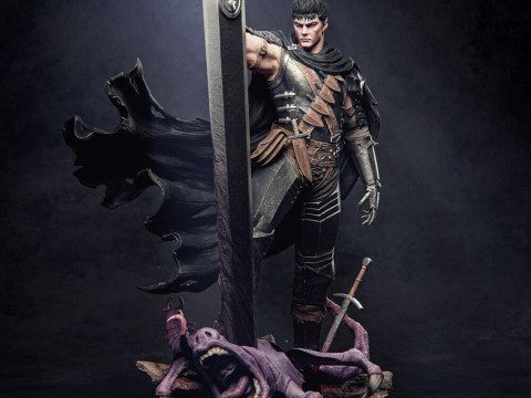 Guts Berserk 3Dプリントモデル