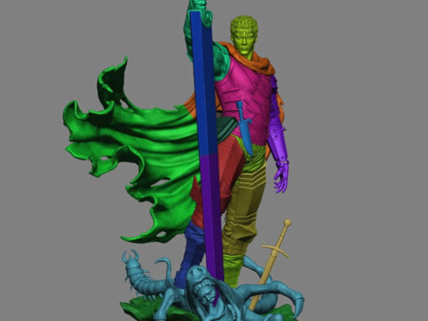 Guts Berserk 3Dプリントモデル