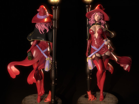 Vanessa Enoteca - Black Clover 3Dプリントモデル