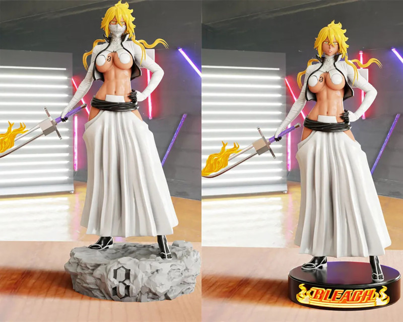 Tier Harribel - Bleach 3D Принт Модель .c4d .max .obj .3ds .fbx .stl .blend