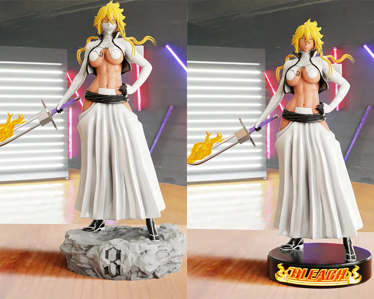 Tier Harribel - Bleach 3D Print Model .c4d .max .obj .3ds .fbx .stl .blend 