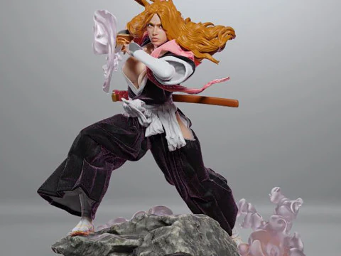 마츠모토 란기쿠 - 블리치 3D 프린트 모델