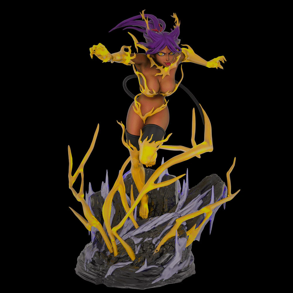 Yoruichi Shihoin 3D Print Model .c4d .max .obj .3ds .fbx .stl .blend 