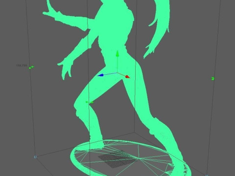 Yoruichi Shihoin 3Dプリントモデル