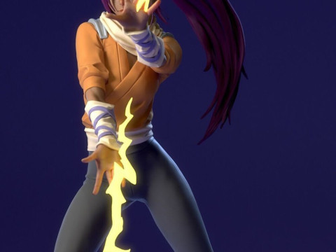 Yoruichi Shihoin 3Dプリントモデル