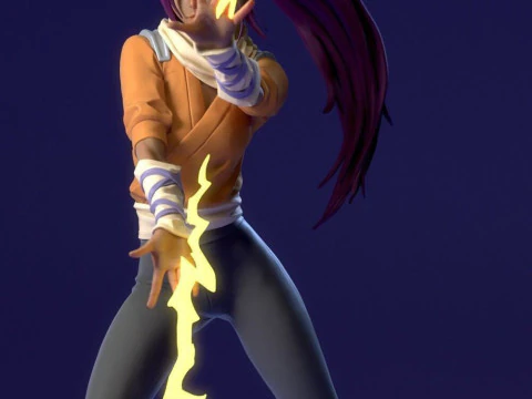 Yoruichi Shihoin 3D Print Model
