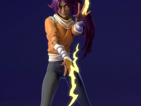 Yoruichi Shihoin 3D Print Model