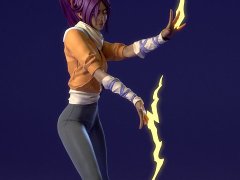 Yoruichi Shihoin 3Dプリントモデル