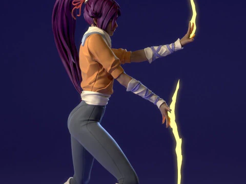 Yoruichi Shihoin 3D Print Model