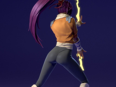 Yoruichi Shihoin 3Dプリントモデル